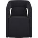 Kendrick Abbington Black Wheeled Dining Armchair, Wheeled